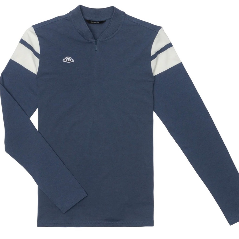 Radmor Olivia Cap Stripe Long Sleeve-True Blue/Snow White